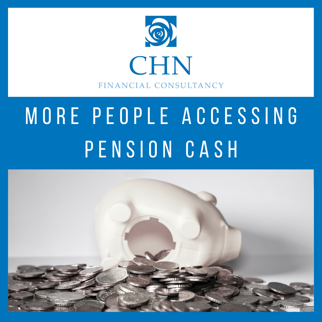 More people accessing pension cash